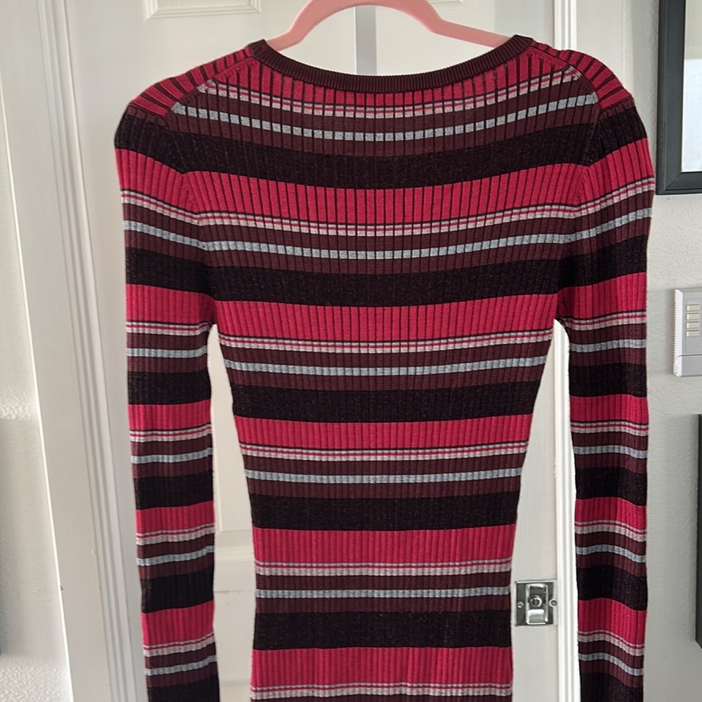 Opening Ceremony Rib Stripe Knit Dress, RTR - Picture 10 of 11